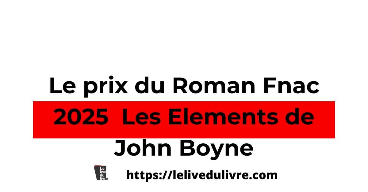 Le prix du roman Fnac 2025 revient à l’irlandais John Boyne