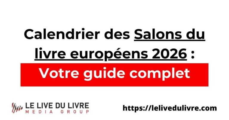 Calendrier des Salons du livre européens 2026 Votre guide complet