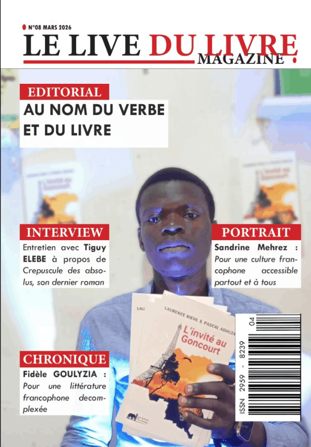 Couverture Le live du livre magazine numéro 08