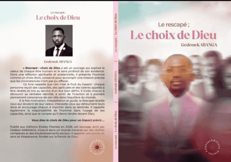 Vient de paraître « Rescapé Le choix de Dieu » aux Editions Etoiles filantes